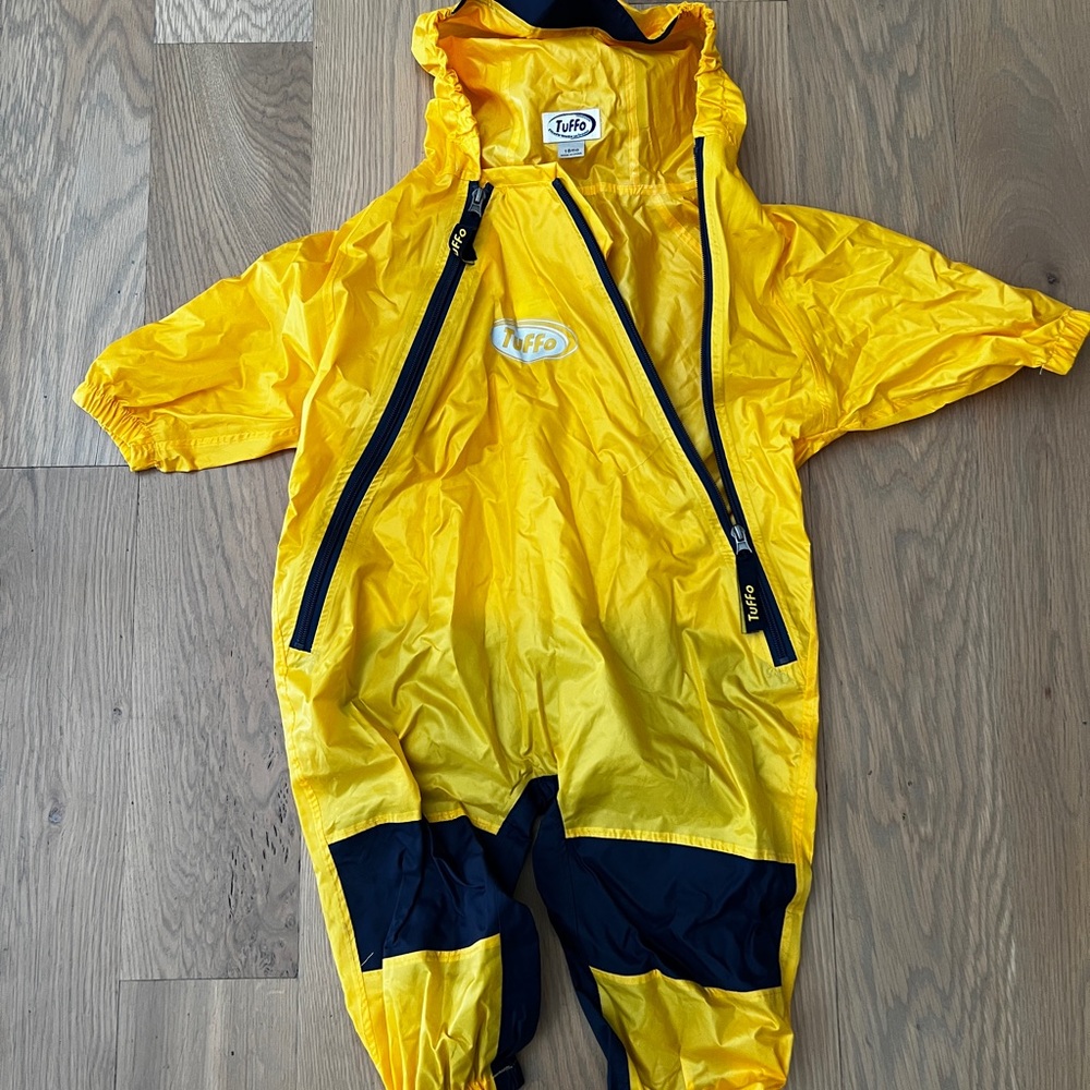Tuffo Kids Yellow Raincoat